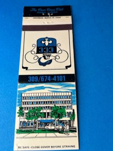 Vintage Matchbook Cover Creve Coeur Club  Peoria, Illinois MB165