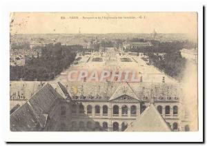 Paris (7th) Old Postcard Perspective of & # 39esplanade Invalides