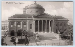 RPPC Teatro Massimo PALERMO ITALY Postcard