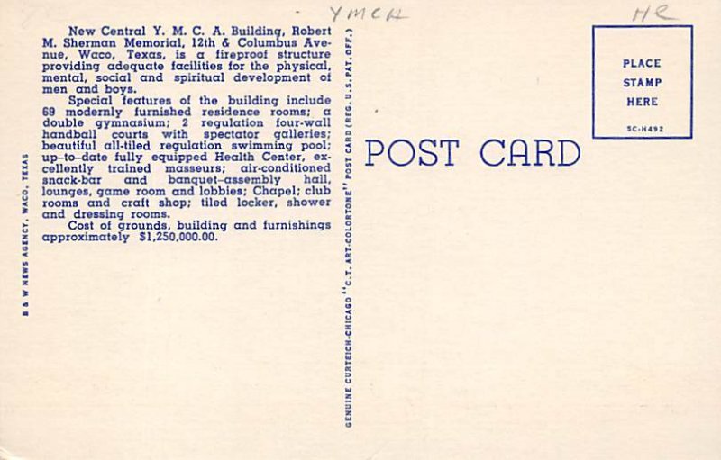 Young Men Christian Association  Waco TX