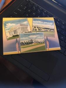 Greetings From Washington ( DC) Vtg Picture postcard Book, 18 Views + info