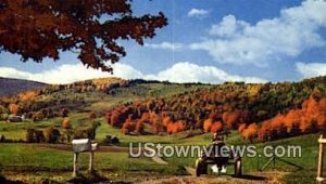 Vermont Farm Country - Middlebury Postcard