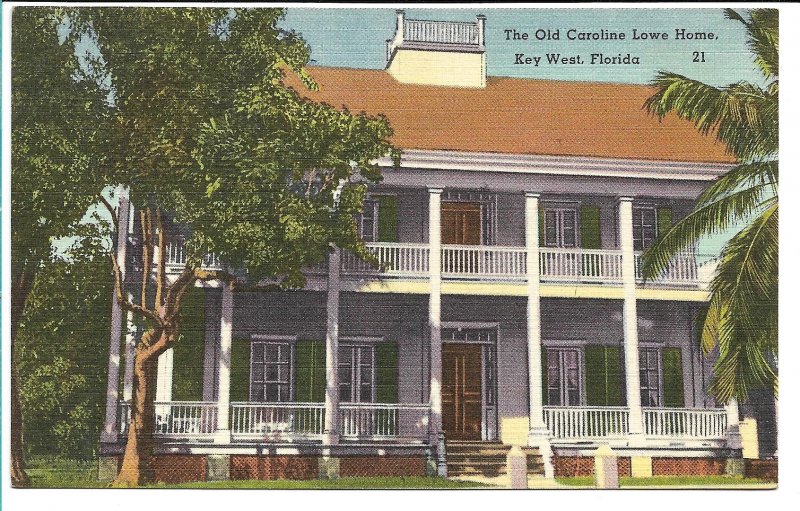 Key West, FL - The Old Caroline Lowe House