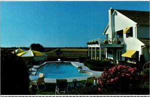 Southfork Ranch, Dallas Texas Pool Area Vintage Postcard T54