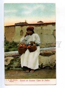 213982 MEXICO State of Oaxaca Indians Types Vintage postcard