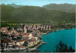 Postcard Modern Lago Maggiore panorama Feriole