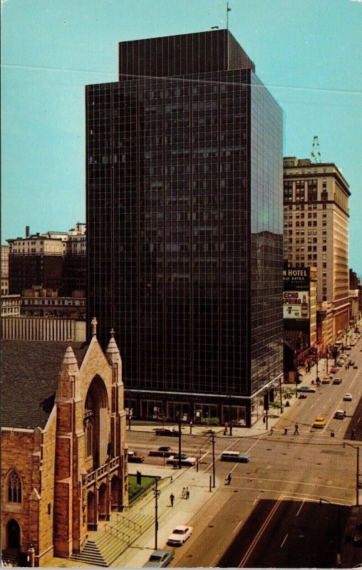 E Ohio Building Cleveland OH New VTG Postcard UNP Unused Vintage Chrome 