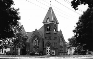 Real Photo Postcard Presbyterian Church in Grundy Center, Iowa~122171