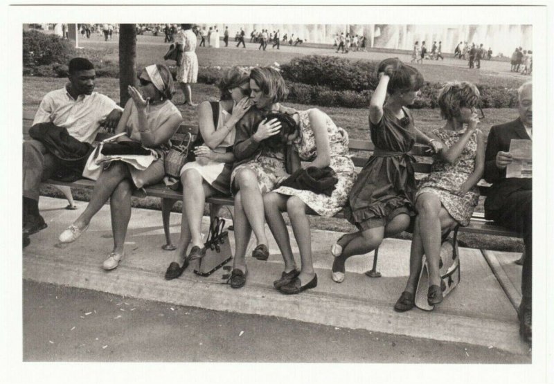 Compassion and Gossip at New York World's Fair Garry Winogrand - Modern Postcard