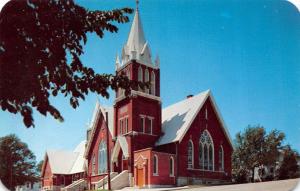 MARKESAN, WI  Wisconsin  ZION EVANGELICAL UNITED BRETHREN CHURCH   1954 Postcard