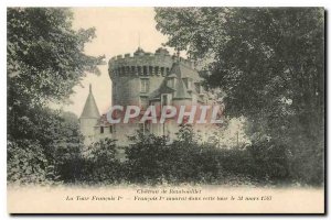 Old Postcard Chateau de Rambouillet Tower Francois Francois I i mourni dens t...