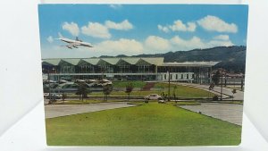 Vintage Postcard Plane Landing At La Aurora Guatemala Airport Photoshop Plane ??