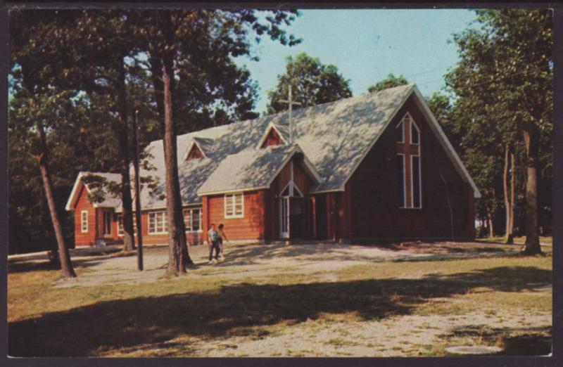 Lutherdale Bible Camp Chapel,Elkhorn,WI Postcard BIN