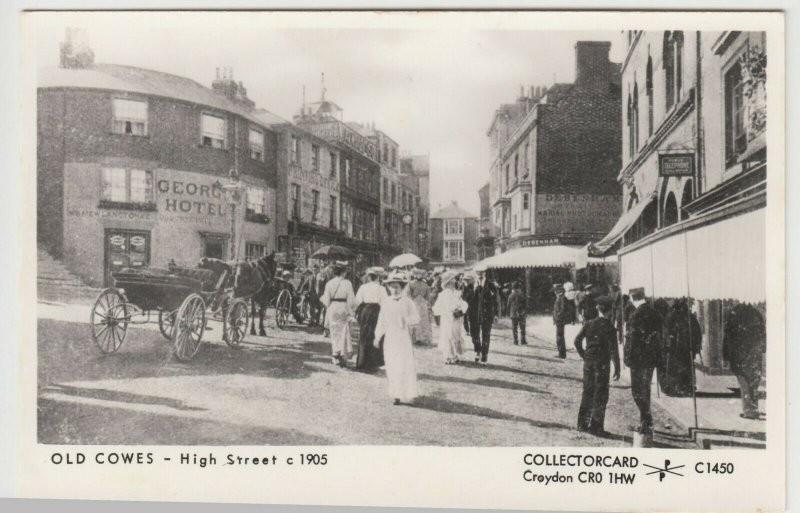 Isle of Wight; Old Cowes, High St, c 1905 RP PPC By Pamlin, C1450 