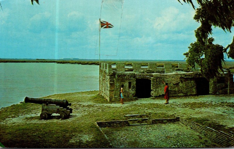 Georgia St Simons Island Fort Frederica 1975