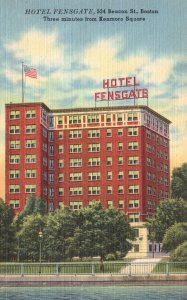 Vintage Postcard Hotel Fensgate Beacon Street Boston Massachusetts Tichnor Pub.