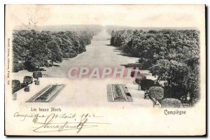 Old Postcard Beautiful Mountains Compiegne