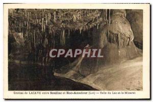 Postcard Ancient Caves of Lacave Souillac and Rocamadour entrance hall Lot La...