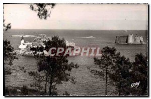 Old Postcard Carantec Finistere Chateau of Taurus and Ile Louet