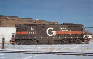 Maine Central GP7 Locomotive #573 In South Portland Maine