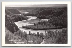 Hurricane Gulch from Alaska Railroad Real Photo RPPC Postcard M36