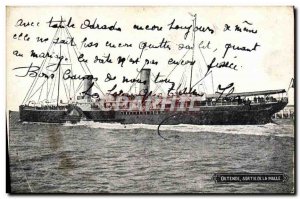 Old Postcard Ostend out of Malle Boat