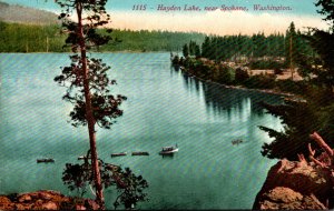 Washington Spokane Boating On Hayden Lake