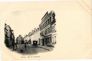 CPA CHAUNY Rue du Pont Royal (191740)