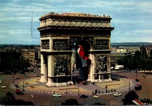 France Paris L'Arc de Triomphe 1971