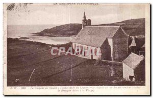 Old Postcard Brittany Picturesque La Chapelle du Yaudet The mouth of Leguer