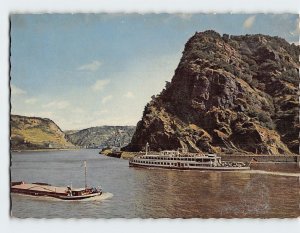 Postcard Die Lorerley am Rhein, Sankt Goarshausen, Germany