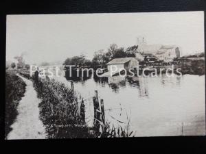 Dorset WAREHAM The Church, Canal & Towpath - wonderful scene shows bridge c1905