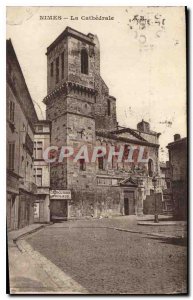 Postcard Old Nimes La Cathedrale