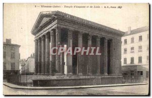 Old Postcard Vienna Temple of Augustus and Livia