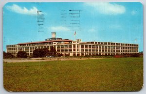 Easton Pennsylvania~Home Office Of American Can Company~PM 1962~Vintage Postcard