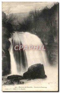 Old Postcard Environs de Grenoble Cascade Sassenage