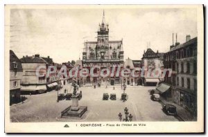 Postcard Old Place Compiegne Hotel de Ville