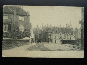 Berkshire Windsor ETON COLLEGE Slough Road Bridge - Old Postcard