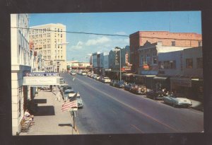 SARASOTA FLORIDA DOWNTOWN MAIN STREET SCENE OLD CARS VINTAGE POSTCARD