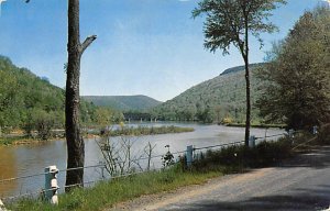 Big Bend Allegheny River, Mountains, National Forest - Warren, Pennsylvania PA  