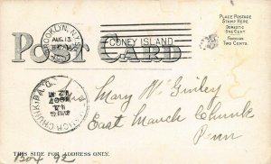 CONEY ISLAND NY~LUNA PARK ~1907 I STERN PUBLISHED POSTCARD