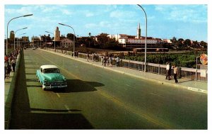 Postcard BRIDGE SCENE Loredo Texas TX AQ4975