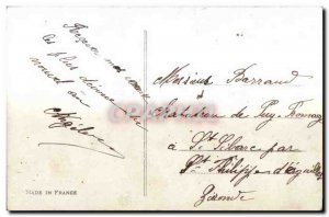 Old Postcard Fantasy Couple Happy new year