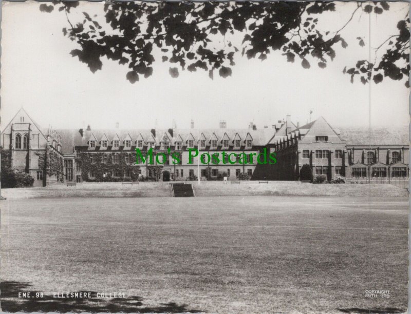 Shropshire Postcard - Ellesmere College RR16307