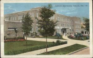 Orlando FL Amherst Apartments c1920 Postcard