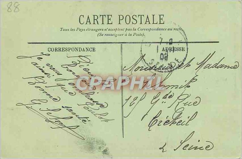 Postcard Old Course Epinal Basin