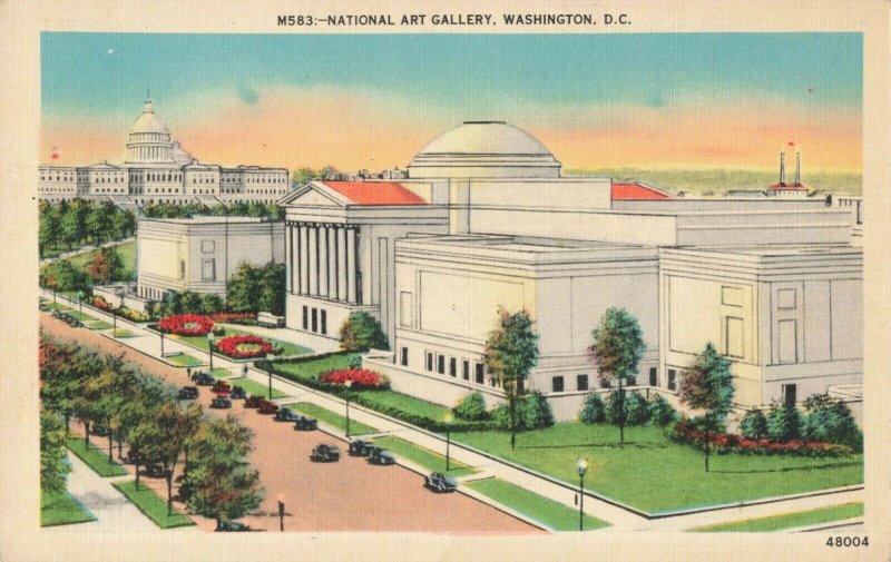 Postcard National Art Gallery Washington DC