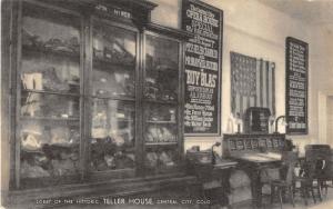 Central City Colorado Lobby of The Historic Teller House Antique Postcard V10953