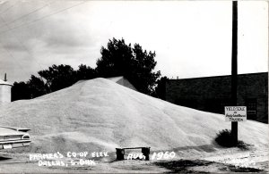 Dallas South Dakota RPPC Farmers CO-OP Elev c1960 Real Photo Postcard Y16