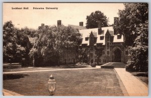 Lockhart Hall Princeton University Princeton NJ UNP Albertype DB Postcard K3